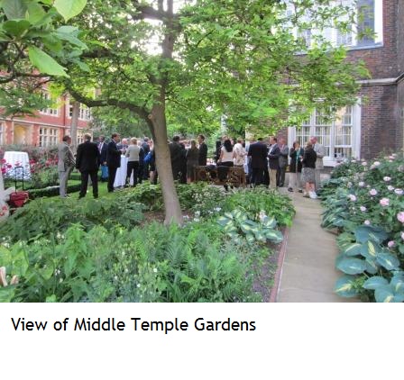 View of Middle Temple Gardens
