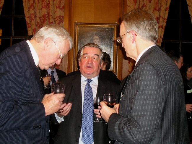 Bernard Kelly, Lecturer Lord Justice Munby and BACFI Treasurer William Sprigge