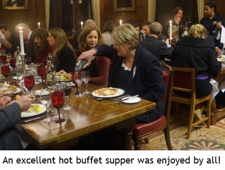 An excellent hot buffet supper was enjoyed by all!