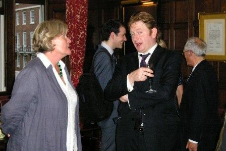 Tricia Howse (Chairman of BACFI) and William Pope
