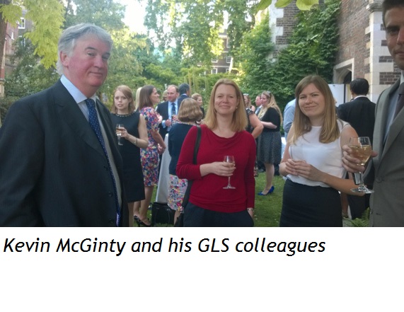 Kevin McGinty and his GLS colleagues