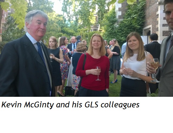 Kevin McGinty and his GLS colleagues