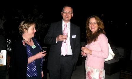 Organiser of the event, Esme Chandler with Ian Beeby and Evanna Fruithof