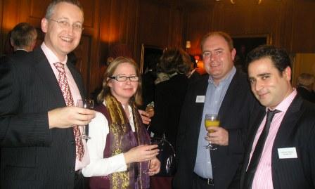 Ian Beeby, his wife Dawn, Matthew Tom and Ashkhan Candey
