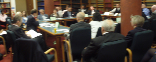 BACFI's Ethics roundtable on 27th July 2010.